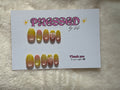 Short, almond shape $10