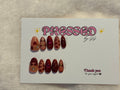 Short, almond shape $15