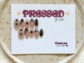 Short, almond shape $10