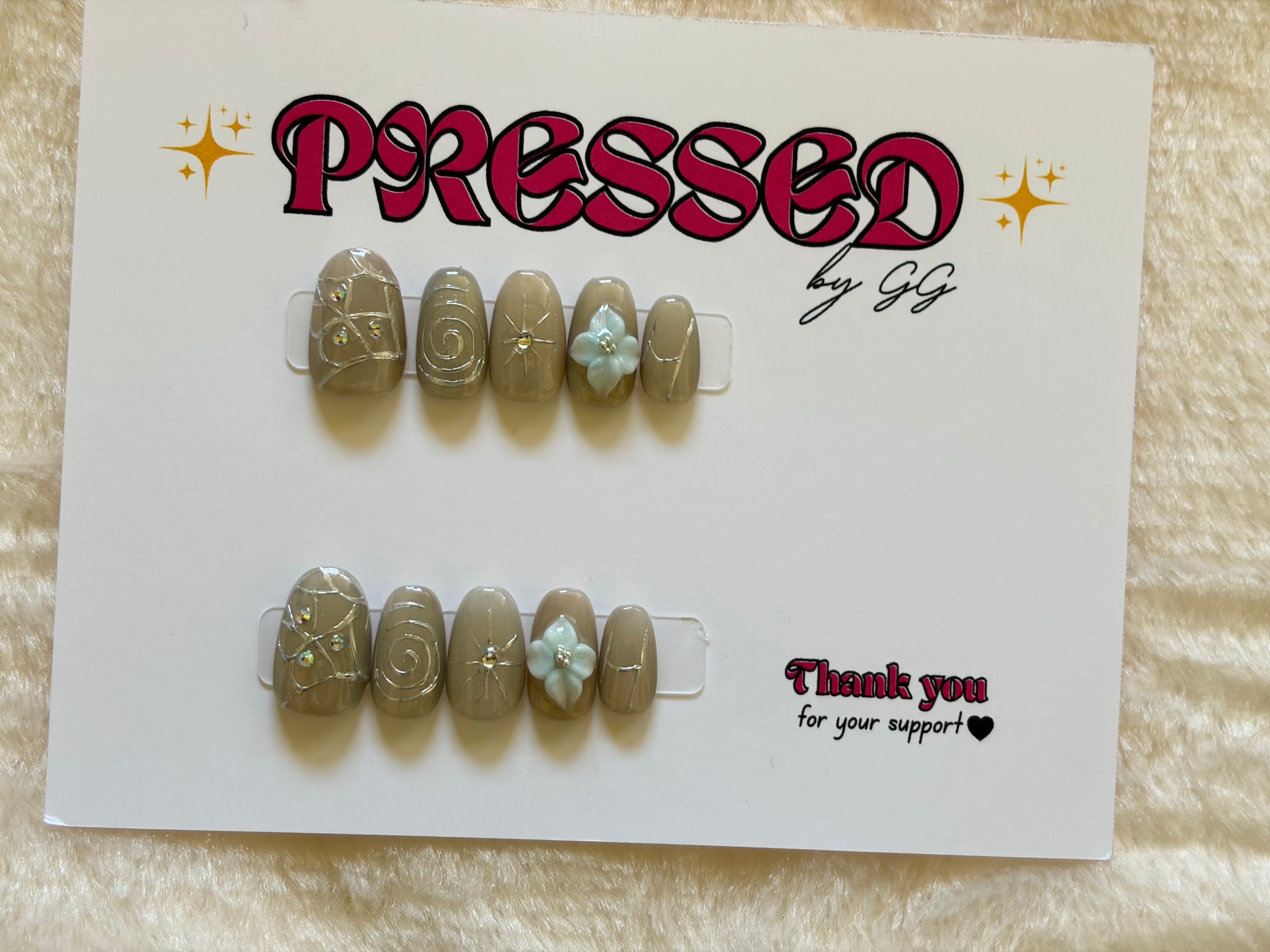 Short, Almond Shape $10