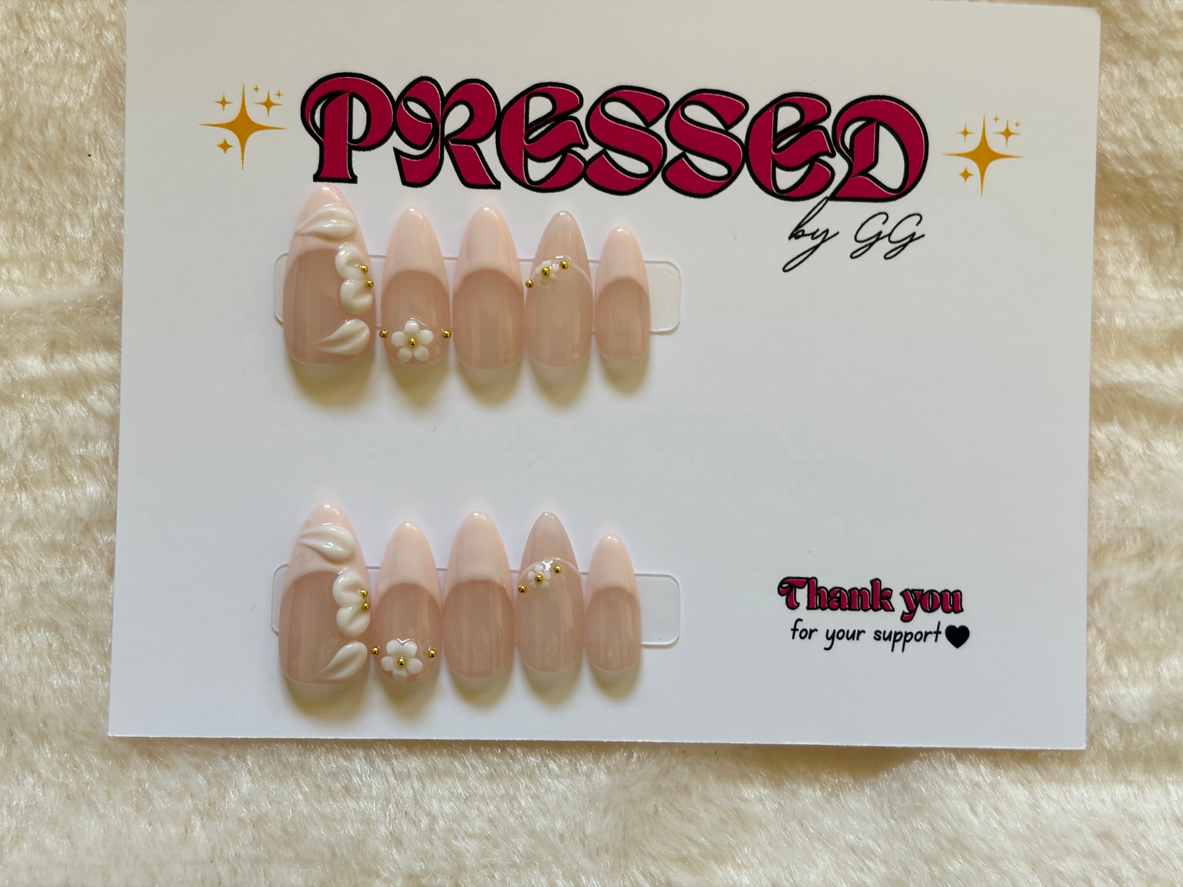 Long, Almond Shape $10