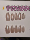 Long, almond shape $15