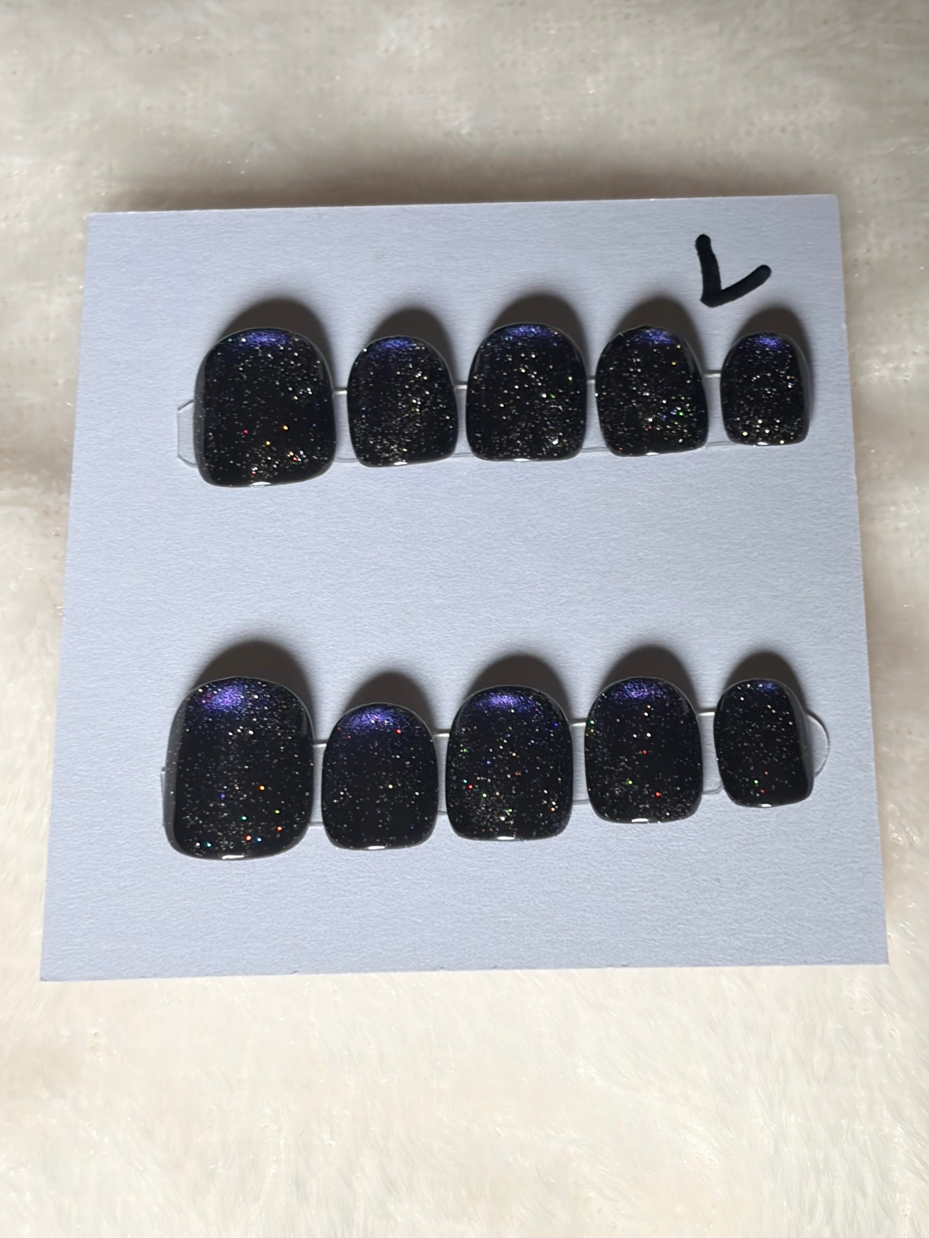 Short, round, cat-eye-$10