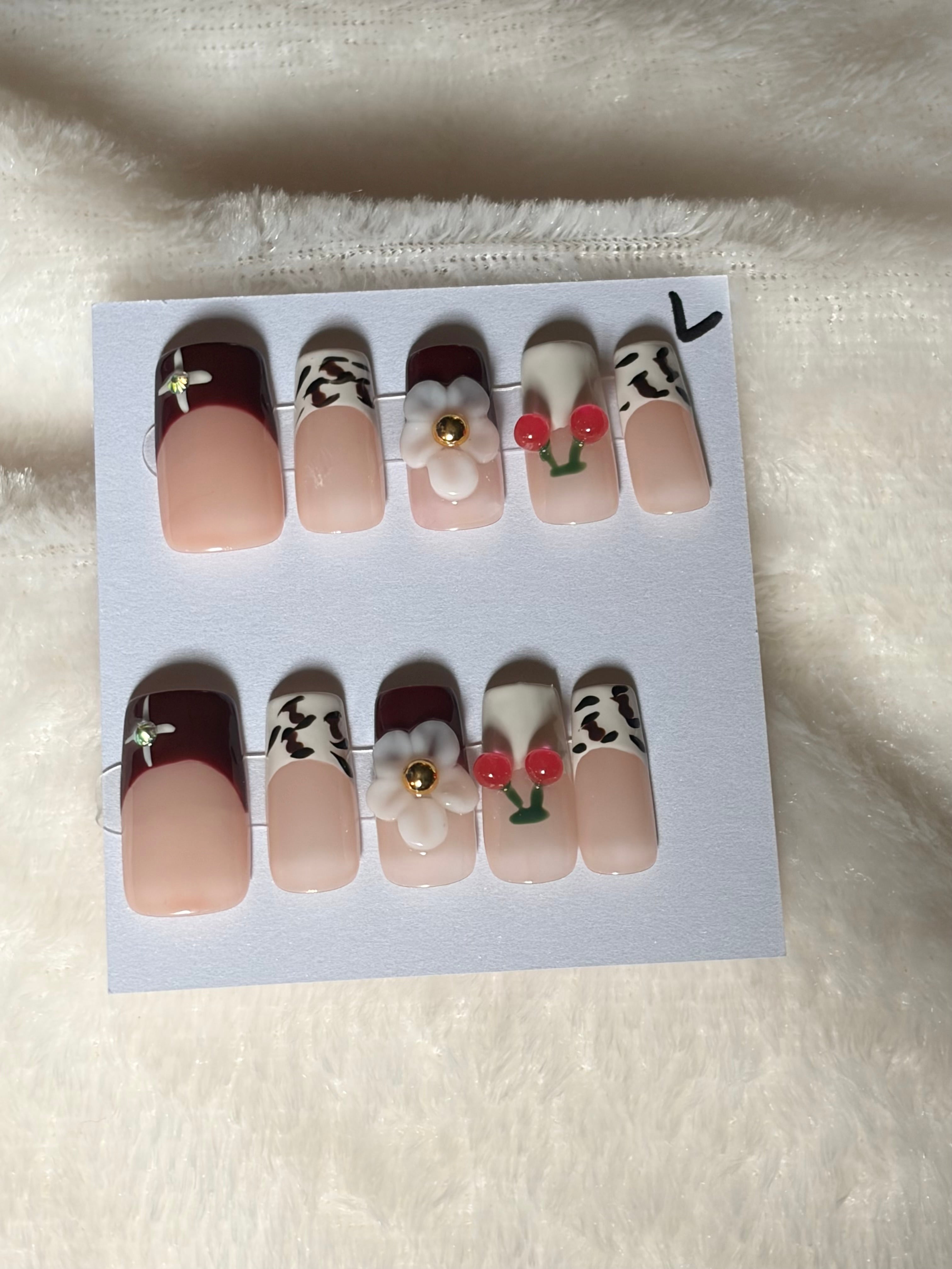 Long, French tip-$20