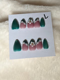 Short, almond, cat-eye-$15