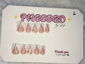 Short, square, French tip-$20