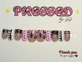 Short, square, French tip-$25