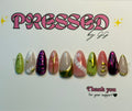 Long, multi-color,almond-$25